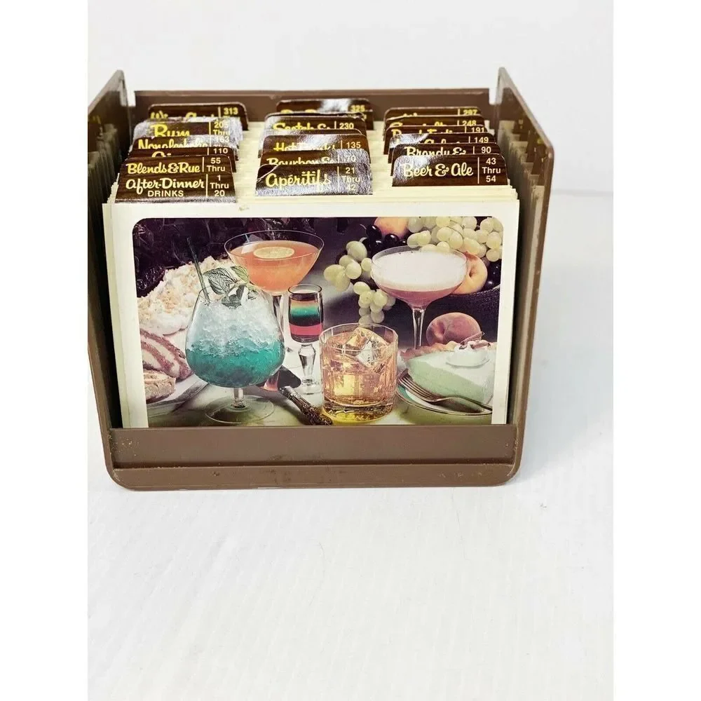 International Recipe Card Collection Mixed Drinks